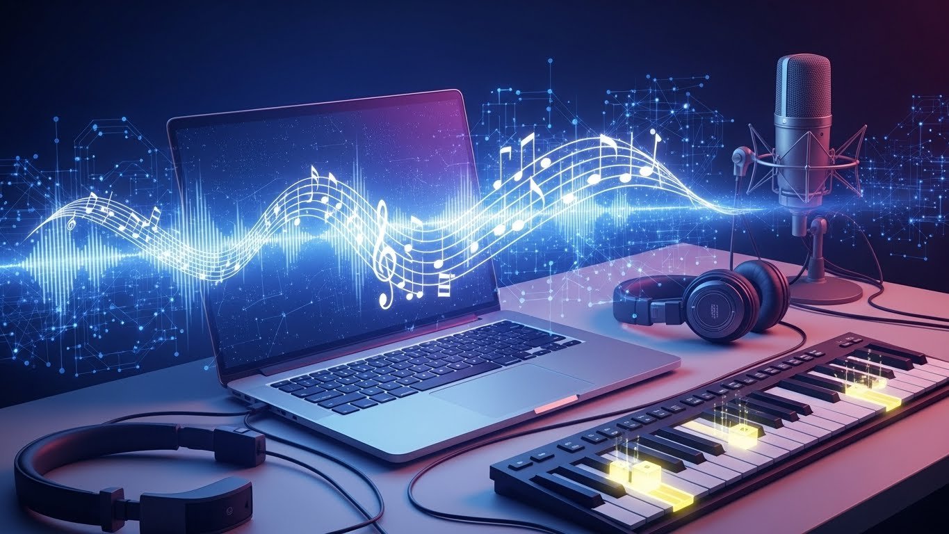 AI Music Generation Image